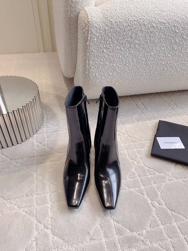Factory Price p YSL New Chunky Heel Ankle Boots, Cool and Stylish Chelsea Ankle