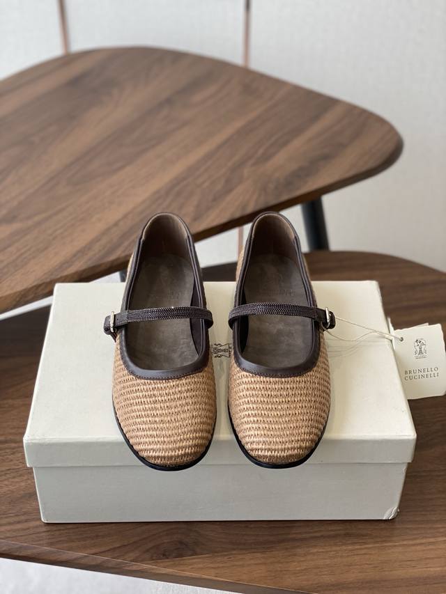 Factory Direct: Exclusive Top-Tier Version Brunello Cucinelli New Straw-Woven M