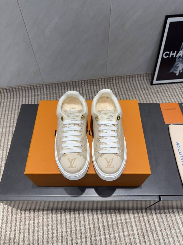 Factory Direct: Top-tier Exclusive First Release Round Toe Thick-Soled Casual S