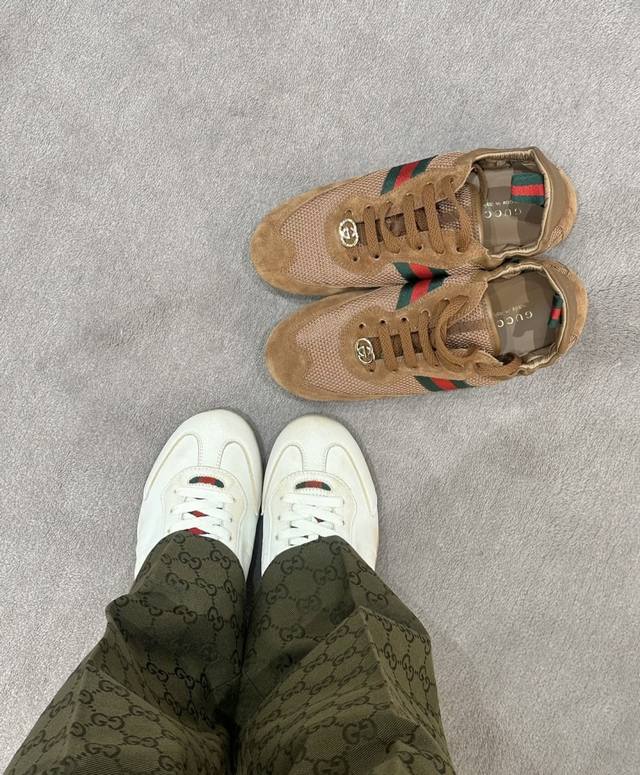 G741 What you see is what you get. Gucci's latest retro Cortez sneakers, German