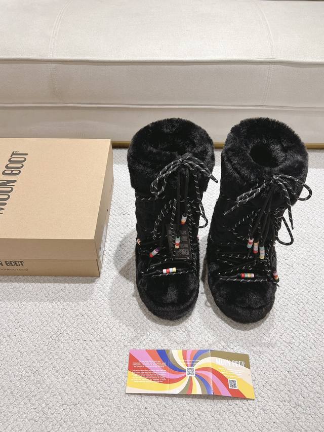 Full Wool G178 Moon Boot 2025 Latest VS Autumn/Winter Newest Snow Boots - Ugly-C