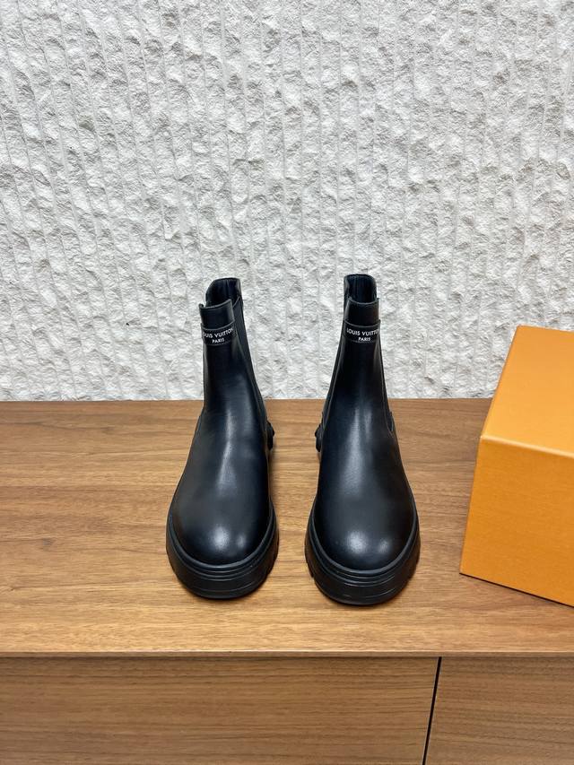 G039 Louis Vuiteeon 25Ss Fall/Winter New Chelsea Elastic Band Ankle Boots This L