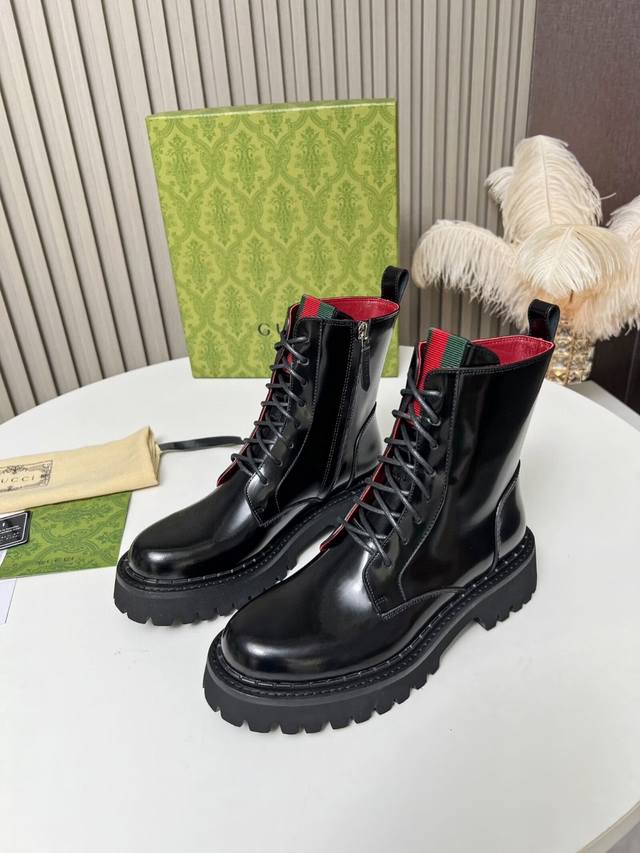 Gucci Women's Horsebit Boots The iconic pattern continues to shine in Gucci's ne