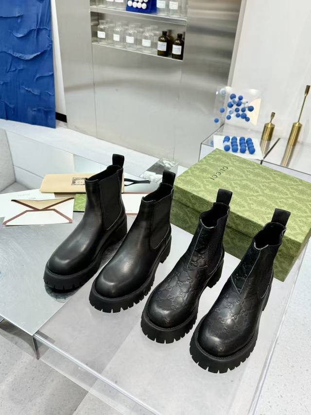 Gucci Dr. Martens Boots The iconic pattern continues to shine in Gucci's new col