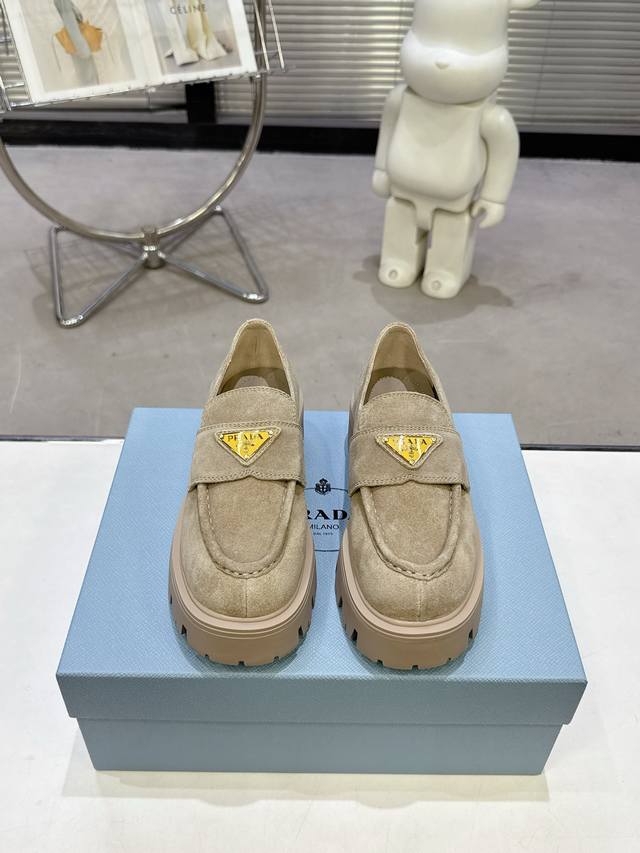 Factory Price pp Mary Jane Loafers with Triangle Buckle The iconic Monolith sho