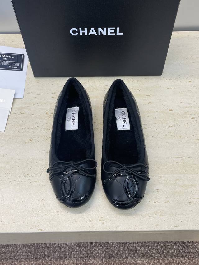 Factory price Chanel 2025 Fall/Winter New Mary Jane Ballet Doll Women's Shoes, C