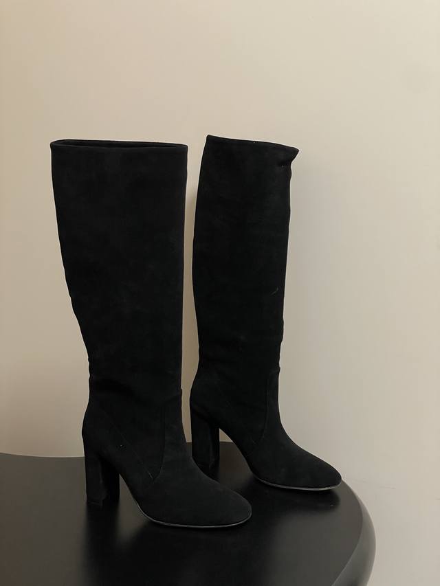 Top Quality Gianvito Rossi 25S Autumn/Winter New Style Rossi Gr Retro Suede High