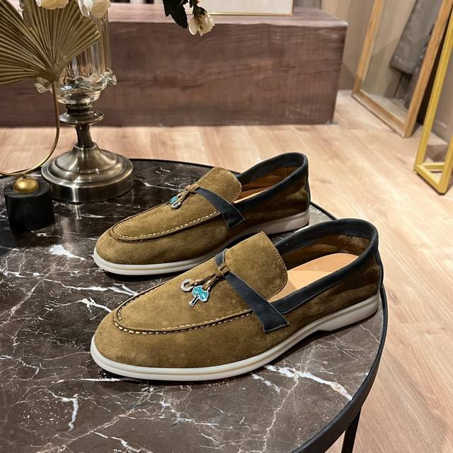 Factory Quality: Top-Quality Couple Style Loafers Loro Pian* Classic Bestseller