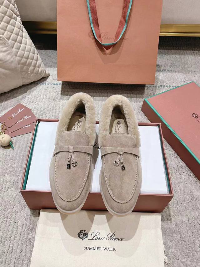 Factory Direct: p Top-tier genuine wool lining Loro Piana Open Walk women's hig