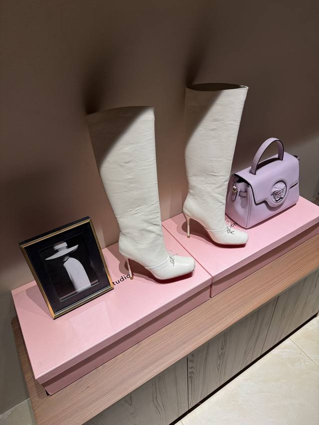 2025 Spring/Summer New Fashion Show Ballet High Heels Cl Red Sole Forever Red So