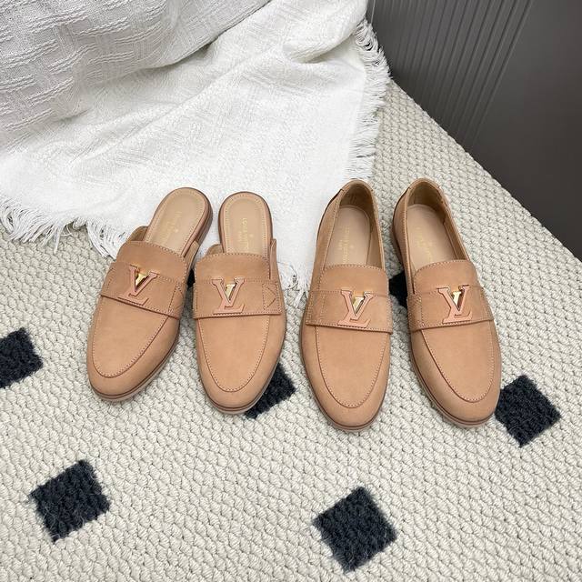 Single Shoes 440 Slippers, LV Louis Vuitton 25Wf Spring/Summer New Loafers When