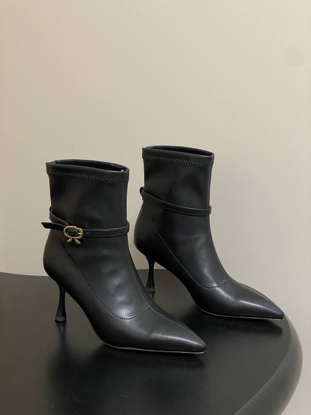 Gianvito Rossi 25S Autumn/Winter New Arrival Rossi Gr Pointed Toe Ankle Boots R