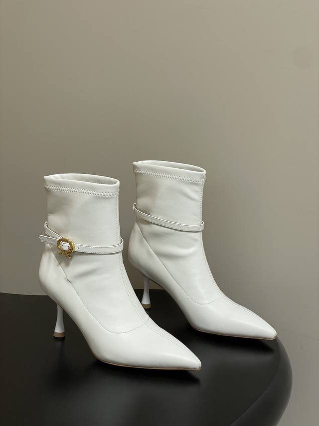 Gianvito Rossi 25S Autumn/Winter New Arrival Rossi Gr Pointed Toe Ankle Boots R