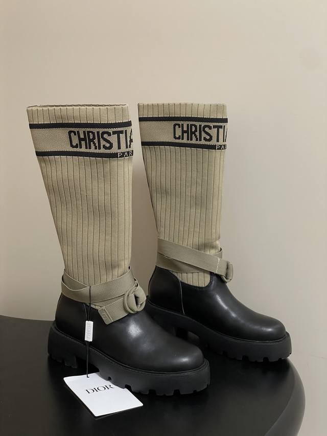 2025 Autumn/Winter New Dior D-Major Mid-Calf Boots - Hot Selling! These eye-catc