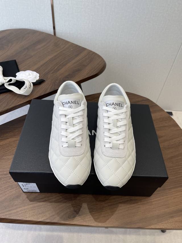 Chanel Quilted Tennis Shoes, Casual Sports Shoes Original Purchase, Developed an