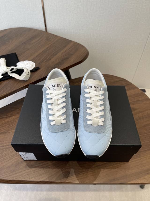 Chanel Quilted Tennis Shoes, Casual Sports Shoes Original Purchase, Developed an