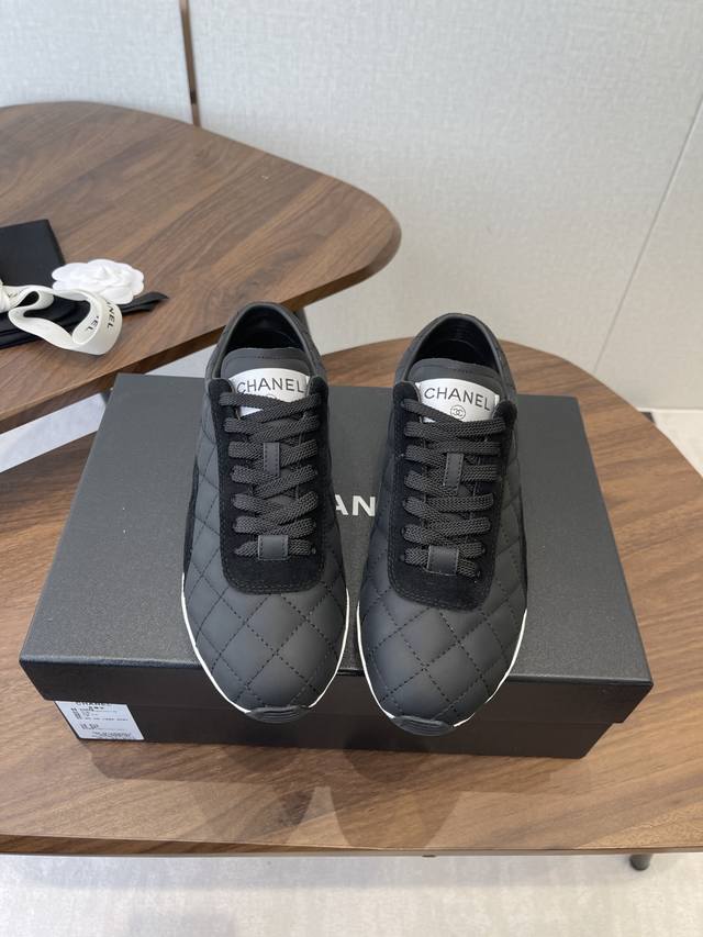 Chanel Quilted Tennis Shoes, Casual Sports Shoes Original Purchase, Developed an