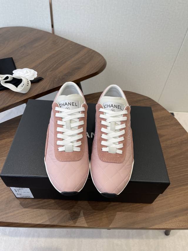 Chanel Quilted Tennis Shoes, Casual Sports Shoes Original Purchase, Developed an