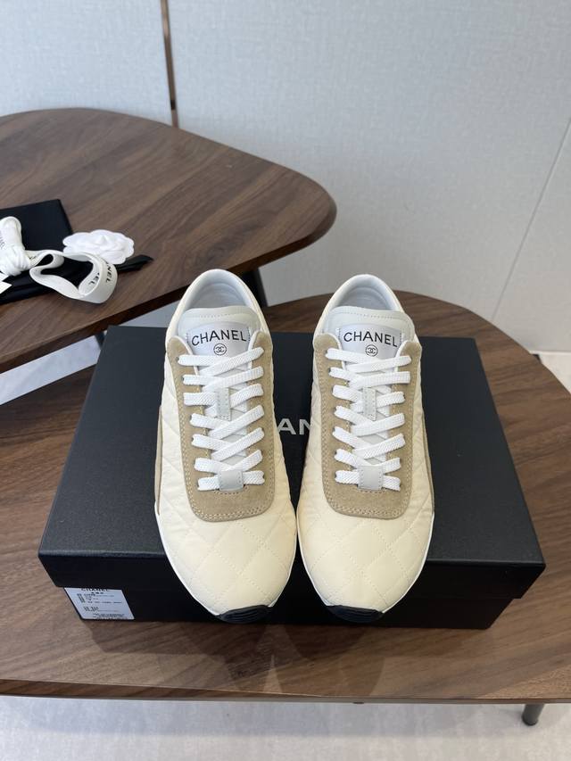 Chanel Quilted Tennis Shoes, Casual Sports Shoes Original Purchase, Developed an