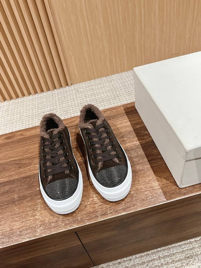 Bruneno Cucinelli Women's Casual Sports Shoes, Popular in Both Domestic and Int