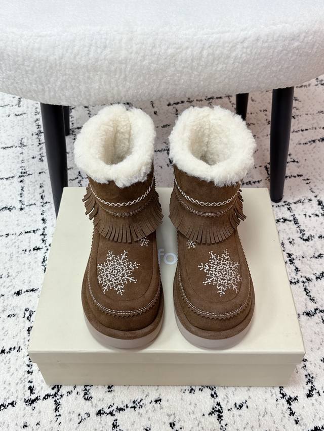 Top-tier version Unfolio trendy brand 25 winter's latest main style short snow b