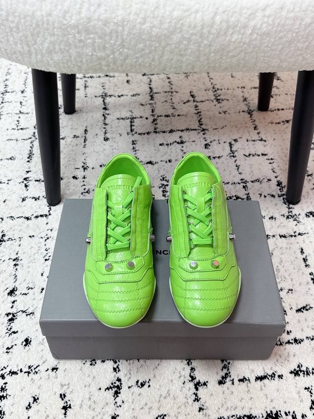 Balenciaga 25 Ss Sporty Retro German Football Casual Shoes Based on retro footba