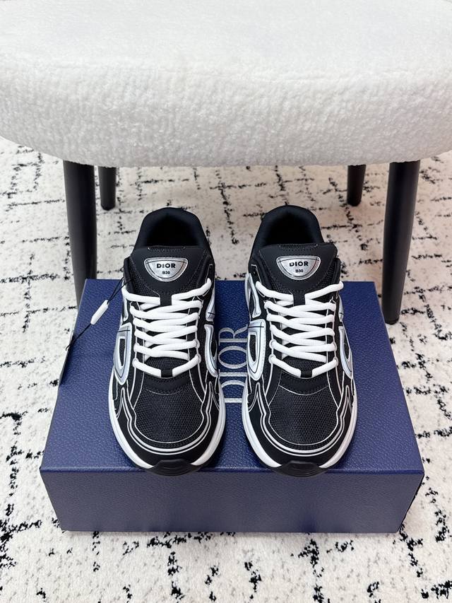 Top-tier version Dior 25 latest colorway B30 series reflective CD casual dad sne