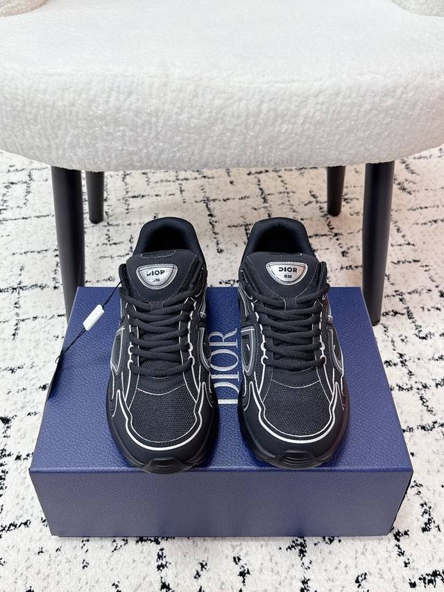 Top-tier version Dior 25 latest colorway B30 series reflective CD casual dad sne