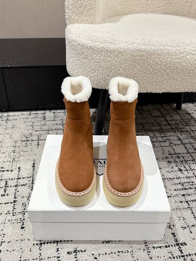 Retail Item Prada 25 Latest Thick-Soled Snow Boots These snow boots continue the
