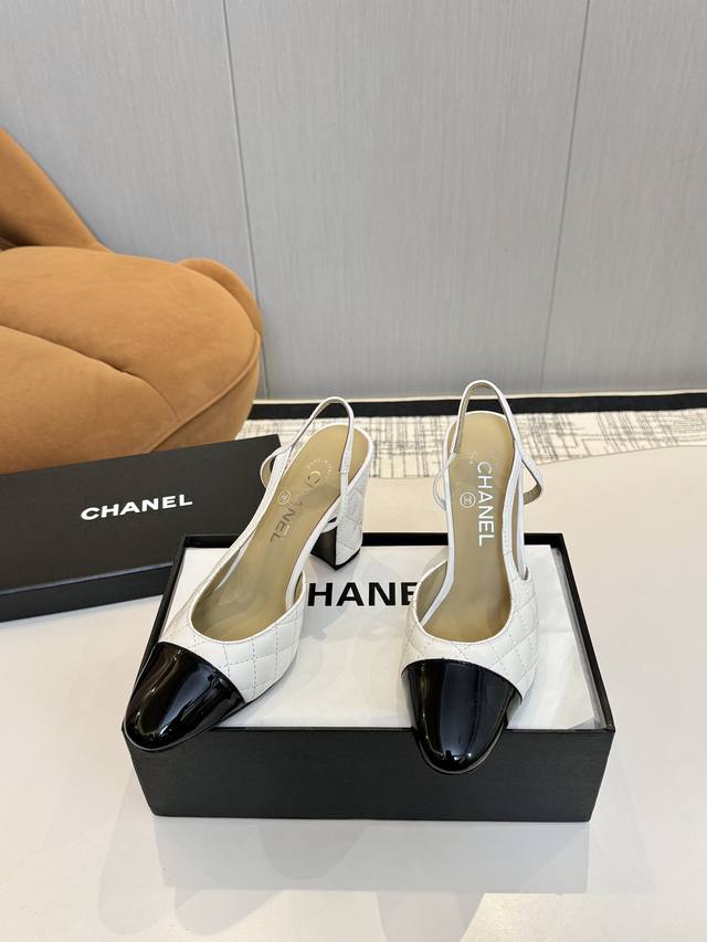 Chan*L Classic Slingback Chanel Flats. Ballet Flats, Flat Sandals, 6.5/9.0 Heel