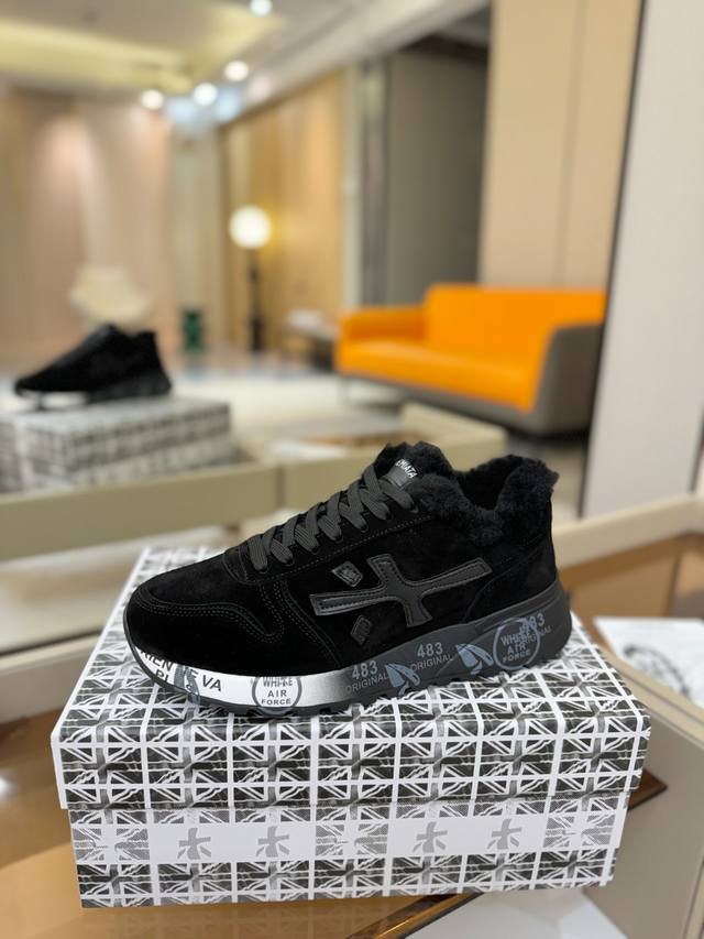 Price p: Premiata Lander Trainers (Lander Series Low-Top Retro Versatile Casual