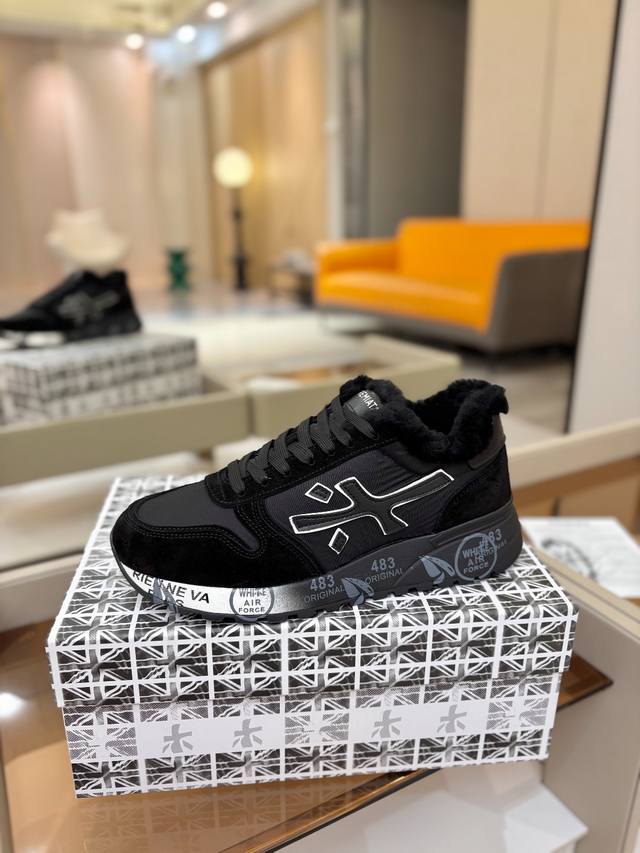 Price p: Premiata Lander Trainers Lander Series Low-Top Retro Versatile Casual T