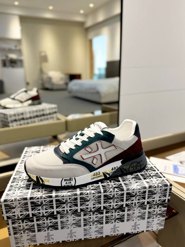 Price p: Primiata Lander Trainers Lander Series Low-top Retro Versatile Casual T