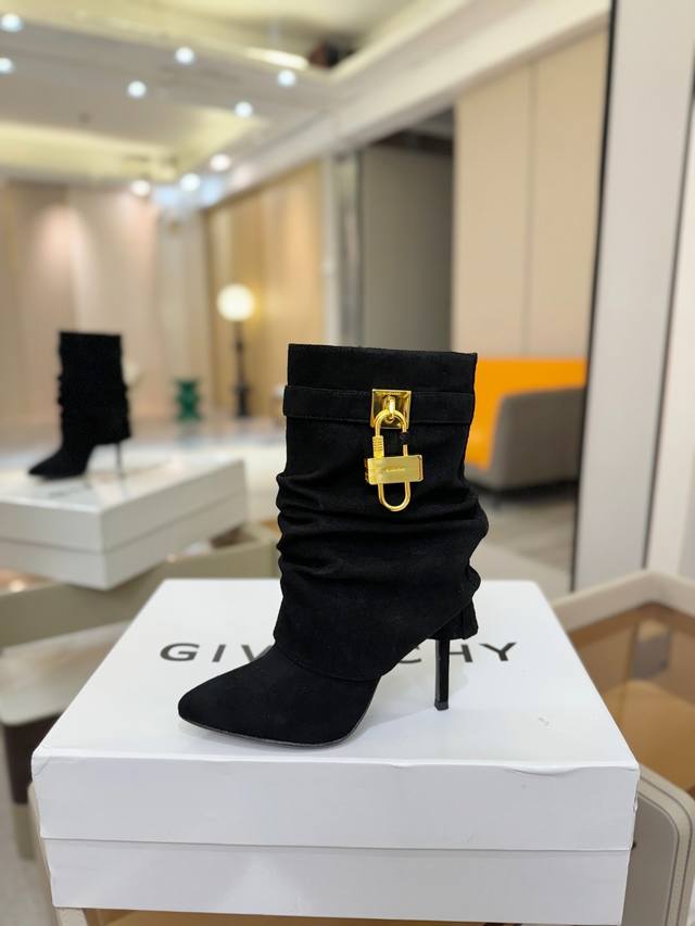 Price: Authentic-grade custom version Givenchy high-heeled ankle boots, the high
