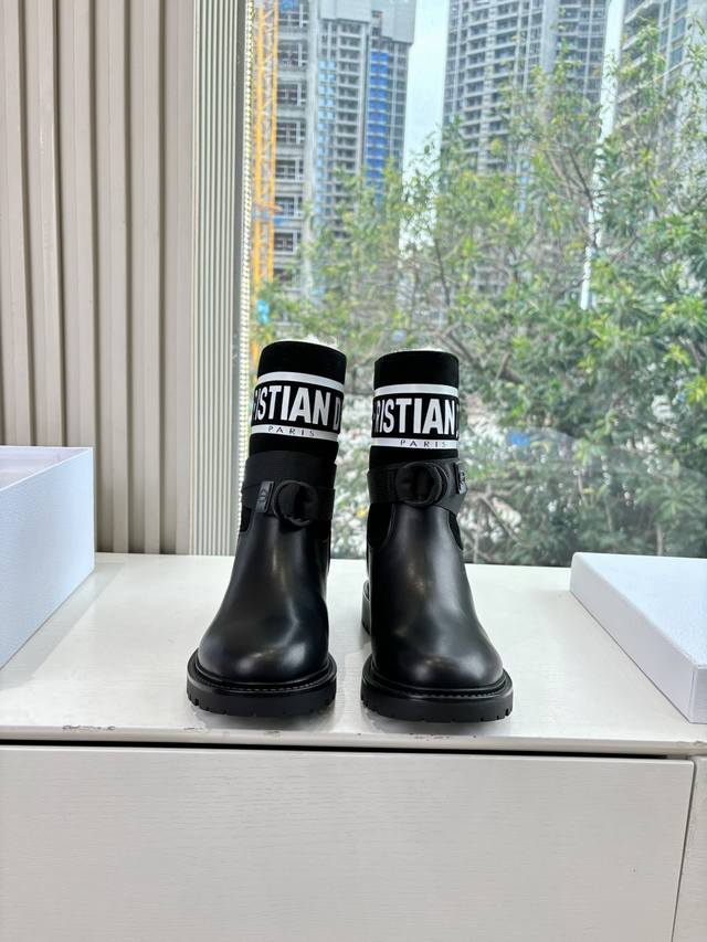 Wool Lining 20G133 Miss Dior Dior Cd 2025 Fall/Winter Chelsea Boots Miss Dior Di