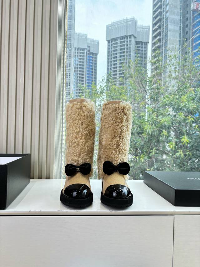 G059 Chanel * Small Chanel Autumn/Winter New Snow Boots, Riding Boots, Chelsea B
