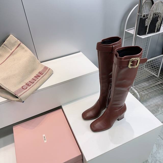 High-quality factory release! Top-quality Miu Miu 2025 Autumn/Winter new round-