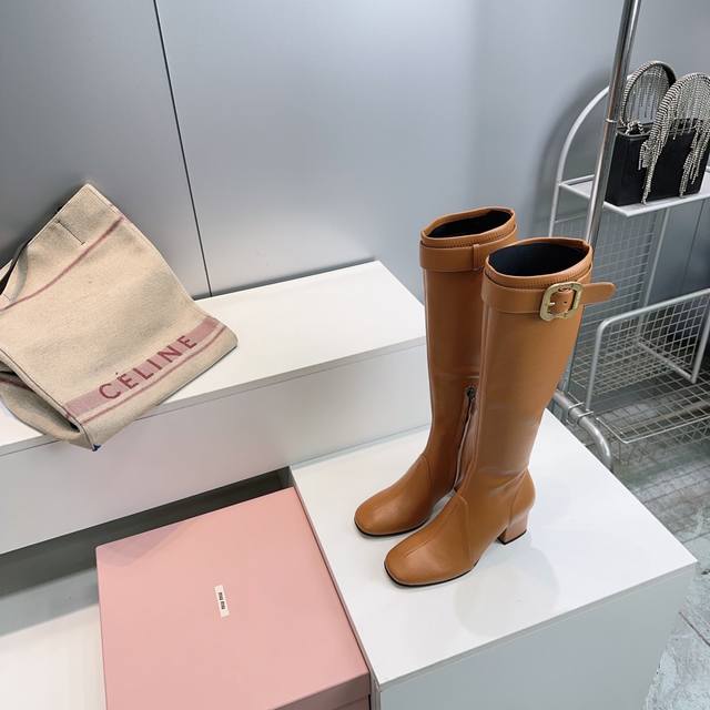 High-quality factory release! Top-quality Miu Miu 2025 Autumn/Winter new round-