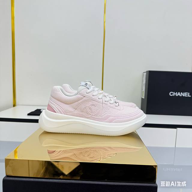Women's Size Chanel Casual Platform Shoes 2025 Top-Tier Casual Sneakers This cla