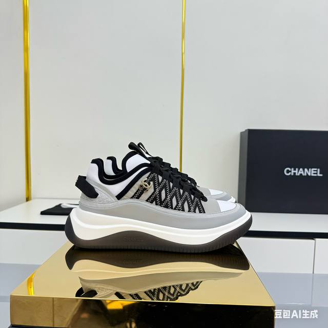 Women's Size Chanel Casual Platform Shoes 2025 Top-Tier Casual Sneakers This cl