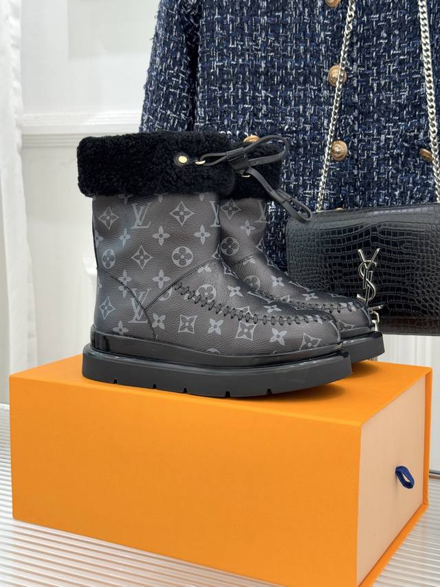 Factory Price L*V Louis Vuitton Classic Autumn/Winter Pillow Down Snow Boots Ar