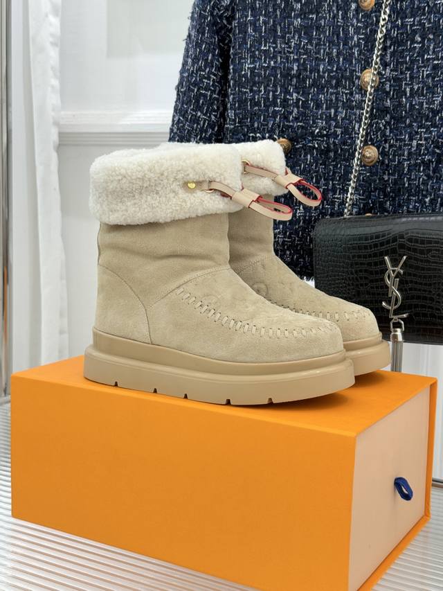 Factory Price L*V Louis Vuitton Classic Autumn/Winter Pillow Down Snow Boots Ar