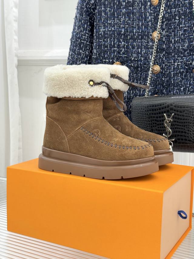 Factory Price L*V Louis Vuitton Classic Autumn/Winter Pillow Down Snow Boots Ar