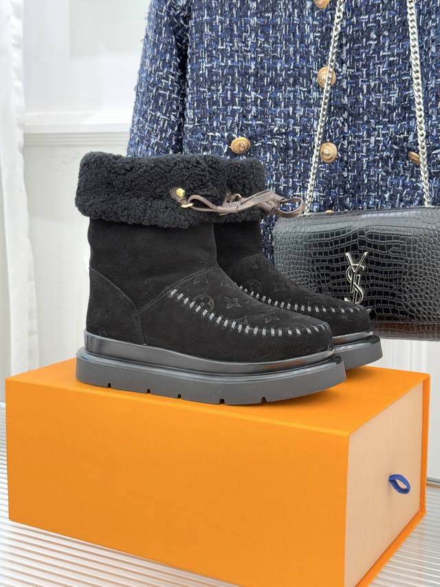 Factory Price L*V Louis Vuitton Classic Autumn/Winter Pillow Down Snow Boots Ar