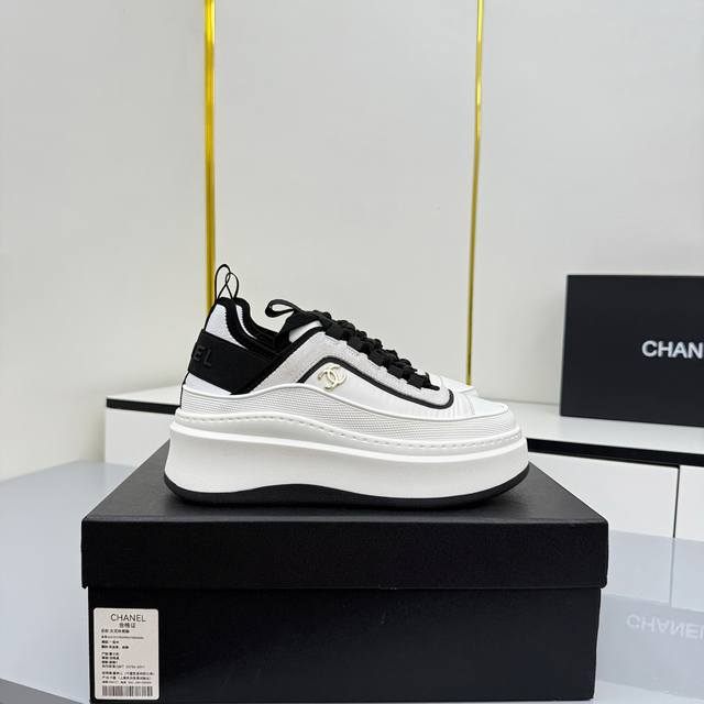 Women's Size Chanel Casual Platform Shoes 2025 Top-Tier Casual Sneakers This cl