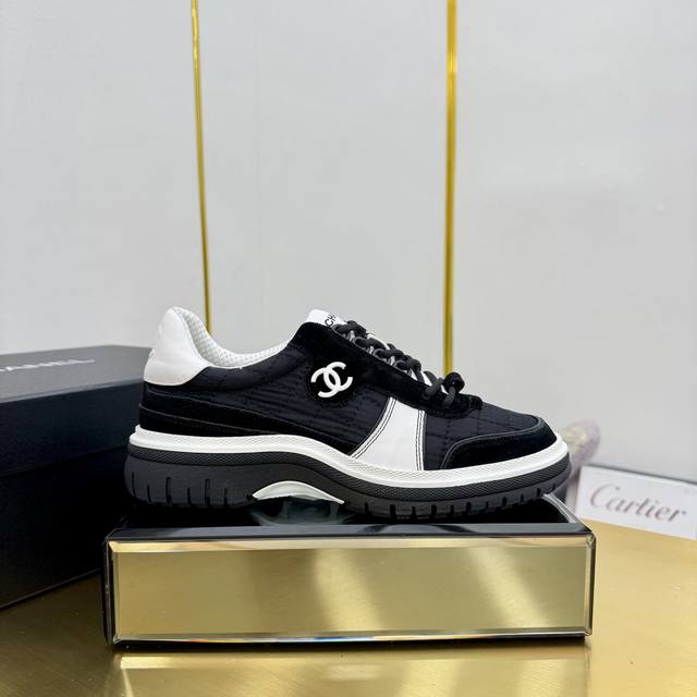 High-quality version Chanel new panda sneakers Chanel 2025Ss hot panda shoes co