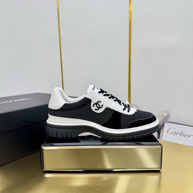 High-quality version Chanel new panda sneakers Chanel 2025Ss hot panda shoes co