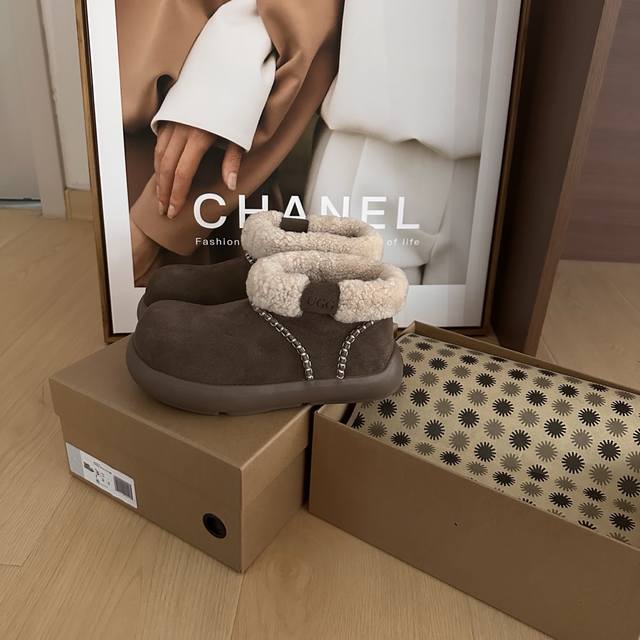 Matching potato bootsA touch of autumn/winter style, whether paired with jeans f