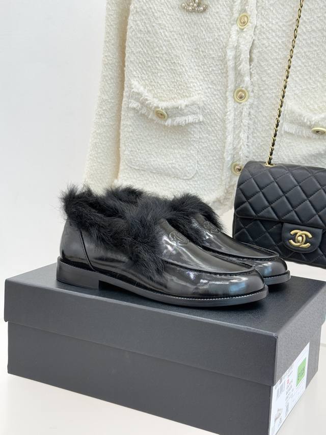 New Coco Neige fur loafers, super high-volume series, really look great on, inc