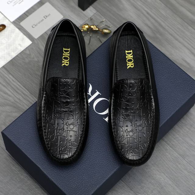 Product Trademark: Dior Casual Slip-on Men's Shoes True to Size: 38-44 Material